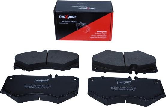 Maxgear 19-0618 - Σετ τακάκια, δισκόφρενα www.parts5.com