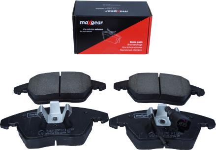 Maxgear 19-0638 - Brake Pad Set, disc brake www.parts5.com