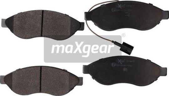 Maxgear 19-0673 - Komplet pločica, disk-kočnica www.parts5.com