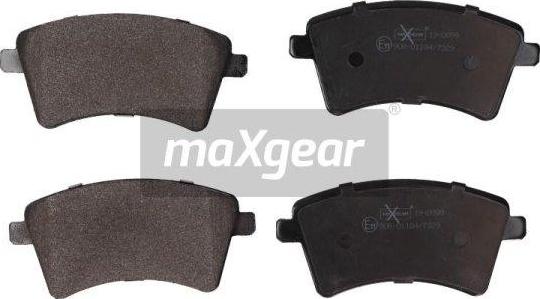 Maxgear 19-0899 - Set placute frana,frana disc www.parts5.com