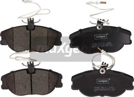 Maxgear 19-0896 - Brake Pad Set, disc brake www.parts5.com