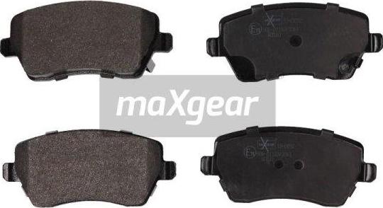 Maxgear 19-0892 - Тормозные колодки, дисковые, комплект www.parts5.com