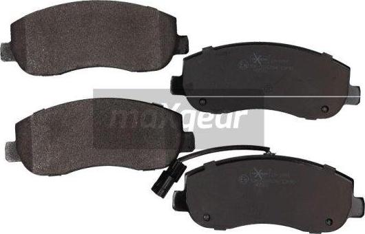 Maxgear 19-1991 - Σετ τακάκια, δισκόφρενα www.parts5.com