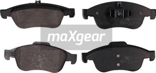 Maxgear 19-1992 - Fékbetétkészlet, tárcsafék www.parts5.com