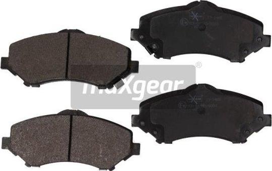 Maxgear 19-1468 - Brake Pad Set, disc brake www.parts5.com