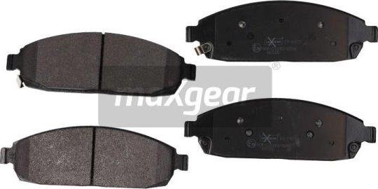 Maxgear 19-1437 - Brake Pad Set, disc brake www.parts5.com