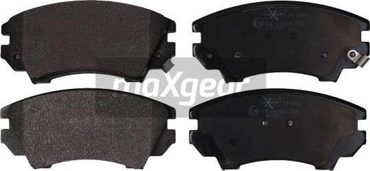 Maxgear 19-1543 - Brake Pad Set, disc brake www.parts5.com