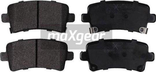 Maxgear 19-1542 - Juego de pastillas de freno www.parts5.com