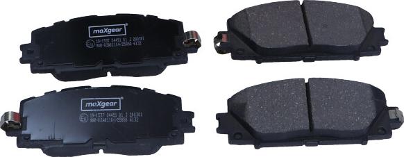 Maxgear 19-1537 - Brake Pad Set, disc brake parts5.com