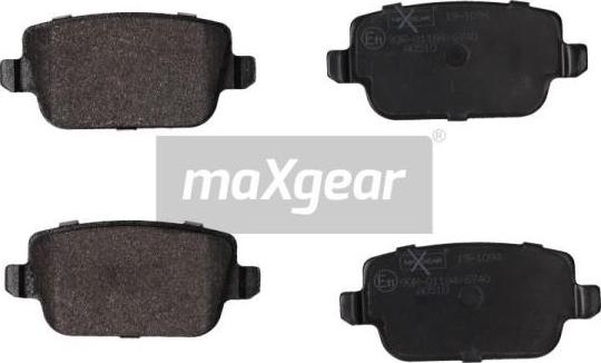 Maxgear 19-1094 - Bremsbelagsatz, Scheibenbremse www.parts5.com