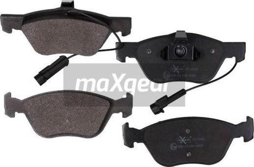 Maxgear 19-1086 - Juego de pastillas de freno www.parts5.com