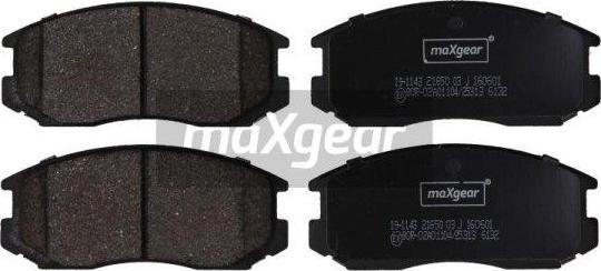 Maxgear 19-1143 - Set placute frana,frana disc www.parts5.com