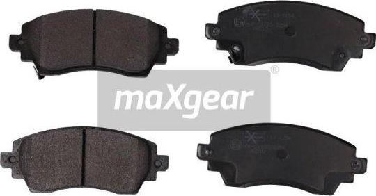 Maxgear 19-1154 - Komplet pločica, disk-kočnica www.parts5.com