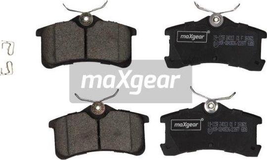 Maxgear 19-1158 - Set placute frana,frana disc www.parts5.com