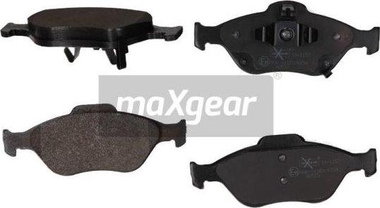 Maxgear 19-1157 - Brake Pad Set, disc brake www.parts5.com