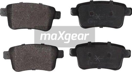 Maxgear 19-1108 - Тормозные колодки, дисковые, комплект www.parts5.com