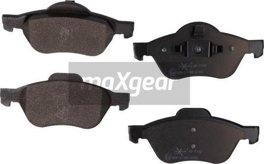 Maxgear 19-1102 - Kit de plaquettes de frein, frein à disque www.parts5.com