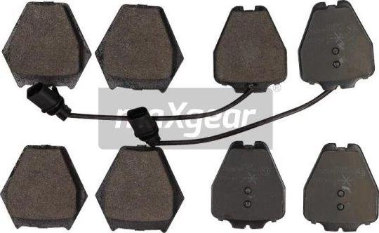 Maxgear 19-1121 - Zestaw klocków hamulcowych, hamulce tarczowe www.parts5.com