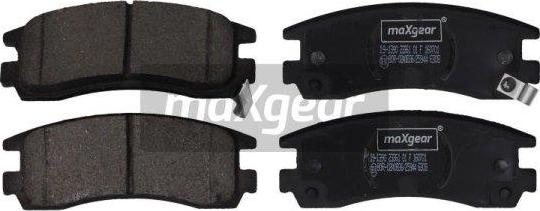 Maxgear 19-1390 - Juego de pastillas de freno www.parts5.com