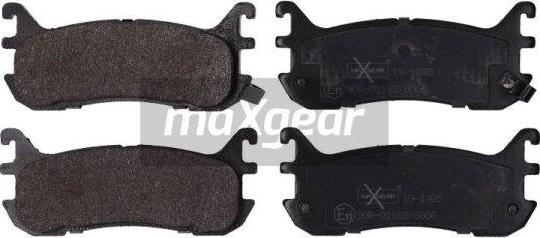 Maxgear 19-1385 - Brake Pad Set, disc brake www.parts5.com