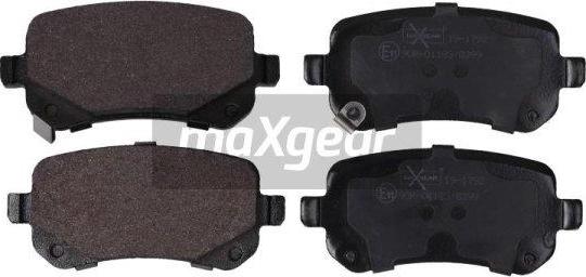 Maxgear 19-1792 - Komplet zavornih oblog, ploscne (kolutne) zavore www.parts5.com