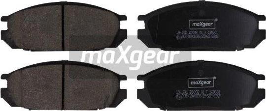 Maxgear 19-1741 - Brake Pad Set, disc brake parts5.com