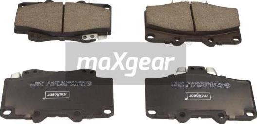 Maxgear 19-1761 - Σετ τακάκια, δισκόφρενα www.parts5.com