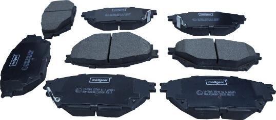 Maxgear 19-3908 - Brake Pad Set, disc brake www.parts5.com