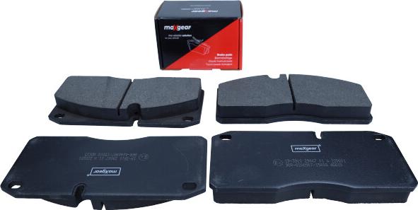 Maxgear 19-3910 - Brake Pad Set, disc brake www.parts5.com