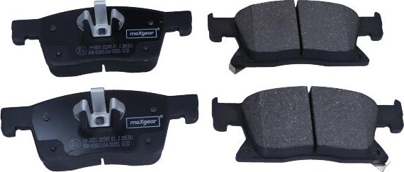 Maxgear 19-3651 - Brake Pad Set, disc brake www.parts5.com