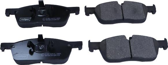 Maxgear 19-3653 - Brake Pad Set, disc brake www.parts5.com