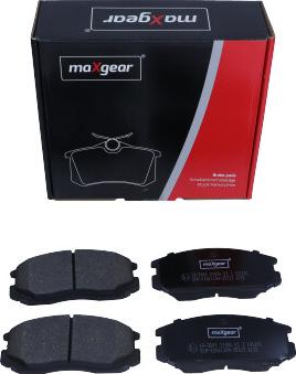 Maxgear 19-3600 - Brake Pad Set, disc brake www.parts5.com