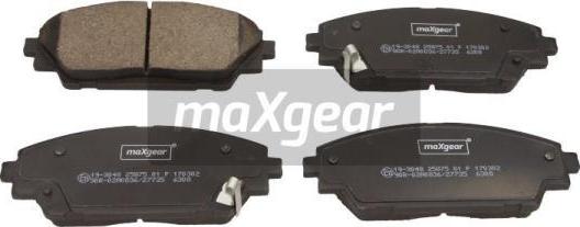 Maxgear 19-3048 - Brake Pad Set, disc brake www.parts5.com