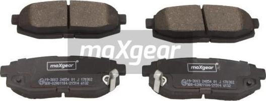 Maxgear 19-3003 - Sada brzdových destiček, kotoučová brzda www.parts5.com