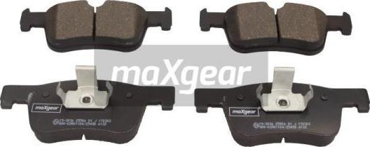 Maxgear 19-3036 - Brake Pad Set, disc brake www.parts5.com