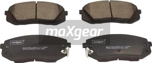 Maxgear 19-3023 - Komplet zavornih oblog, ploscne (kolutne) zavore www.parts5.com