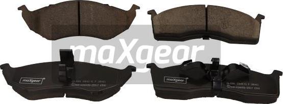 Maxgear 19-3391 - Juego de pastillas de freno www.parts5.com