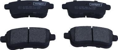 Maxgear 19-3365 - Комплект спирачно феродо, дискови спирачки www.parts5.com