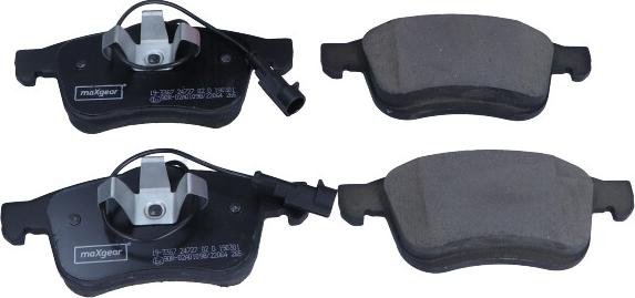 Maxgear 19-3367 - Тормозные колодки, дисковые, комплект www.parts5.com