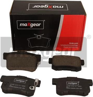 Maxgear 19-3387 - Zestaw klocków hamulcowych, hamulce tarczowe www.parts5.com