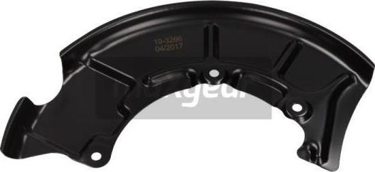 Maxgear 19-3266 - Chapa protectora contra salpicaduras, disco de freno www.parts5.com