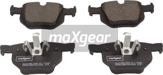 Maxgear 19-2952 - Juego de pastillas de freno www.parts5.com