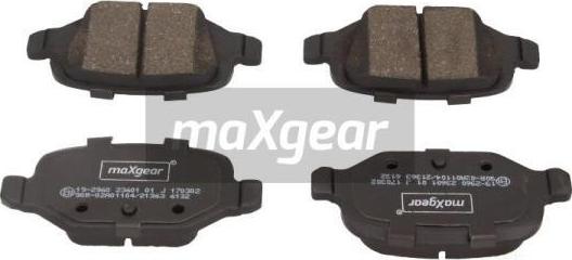 Maxgear 19-2960 - Комплект спирачно феродо, дискови спирачки www.parts5.com