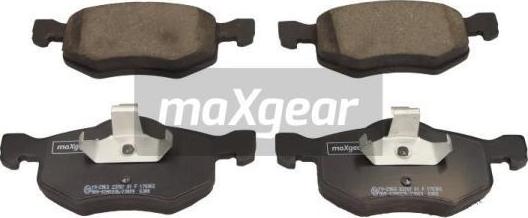 Maxgear 19-2963 - Brake Pad Set, disc brake www.parts5.com