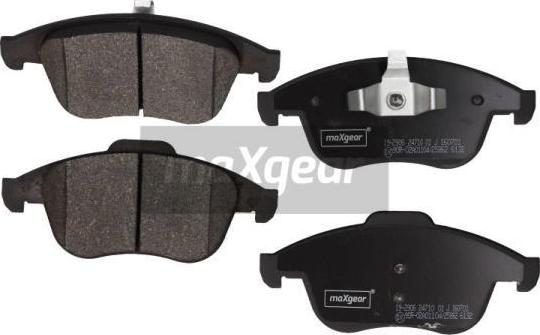 Maxgear 19-2906 - Kit de plaquettes de frein, frein à disque www.parts5.com