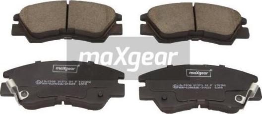 Maxgear 19-2938 - Juego de pastillas de freno www.parts5.com