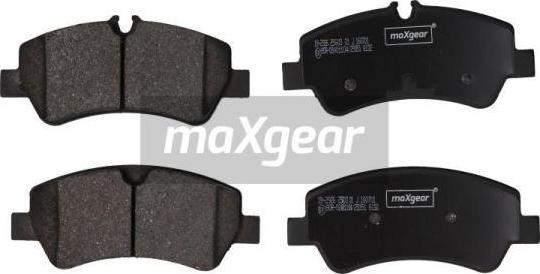 Maxgear 19-2926 - Brake Pad Set, disc brake www.parts5.com