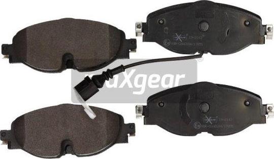 Maxgear 19-2143 - Juego de pastillas de freno www.parts5.com