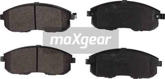 Maxgear 19-2158 - Fékbetétkészlet, tárcsafék www.parts5.com