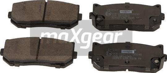 Maxgear 19-2167 - Set placute frana,frana disc www.parts5.com